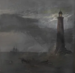 Sipario per The Lighthouse, 1855