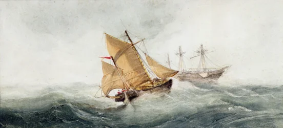 Avvicinamento al relitto, 1837
