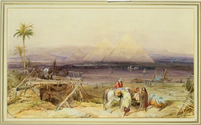 Sul Nilo, Egitto, 1846