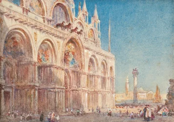 Vista della Cattedrale di San Marco, Venezia