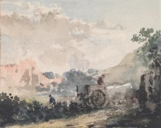 Paesaggio con Carro
