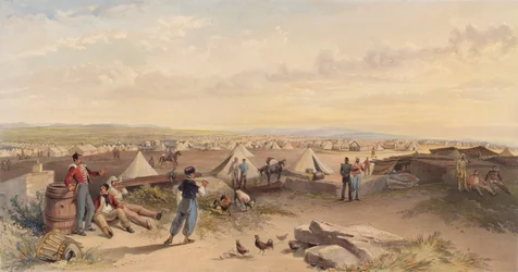 Campo della 4ª Divisione 15 luglio 1855