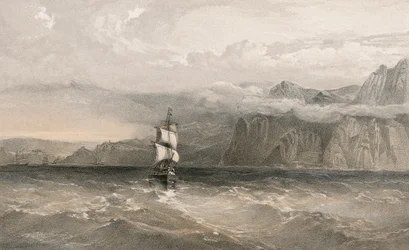 Capo Aiya, guardando a nord verso Balaklava