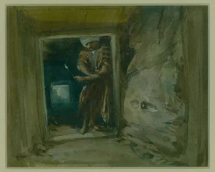 Galleria sotto il Golden Gateway, Gerusalemme, 1871