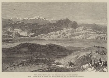 Il confine afgano, il passo di Nialsheni, sull