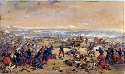 La battaglia di Tcherneya, 16 agosto 1855