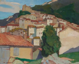 Bormes (olio su tavola)