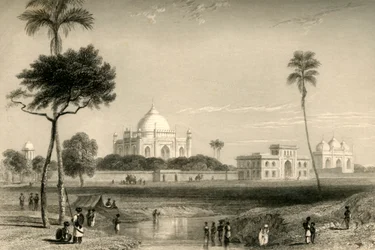 Mausoleo di Sufter Jung, Delhi, 1835