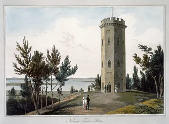 Torre di Nelson, Forres, Moray, Scozia, 1821