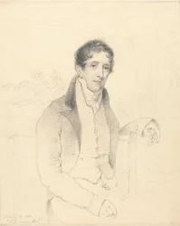 Ritratto di un artista sportivo, forse W. B. Daniell