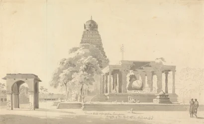 Il Grande Toro e la Pagoda a Tanjore