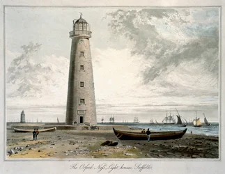 I fari di Orford Ness, Suffolk, 1822