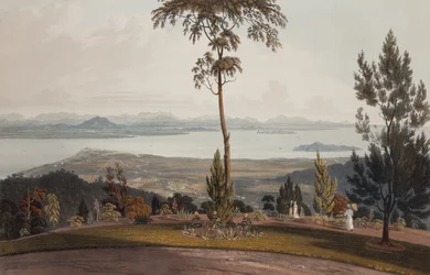 Vista da Strawberry Hill, Isola del Principe di Galles