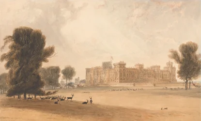 Il Castello di Windsor visto da sud