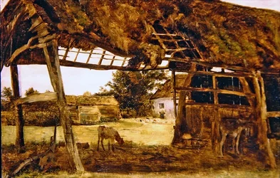 Vecchio capanno agricolo