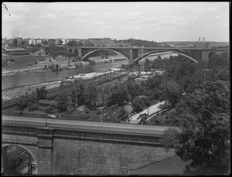 Il Ponte di Washington, High Bridge e Washington Heights visti dal Bronx, 19 luglio 1914