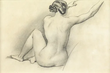 Nudo seduto