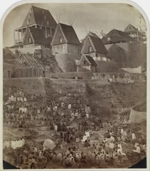 Veduta di Antsahatsiroa, Madagascar