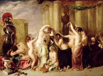 La toilette di Venere (olio su tavola)