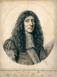Ritratto di John Aubrey, 1666
