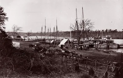 Broadway Landing, fiume Appomattox, 1864