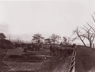 Vicino a Dutch Gap, Virginia. Fort Brady