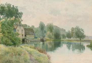 Houghton Mill sul fiume Ouse