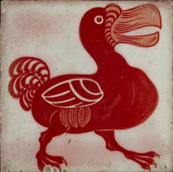 Piastrella con dodo, 1882-1888