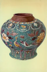Vaso, cinese, dinastia Ming precoce