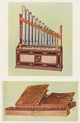 Strumenti musicali: Organo portatile e regal biblico