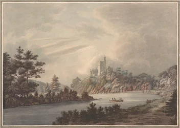 Paesaggio, Castello su un Fiume