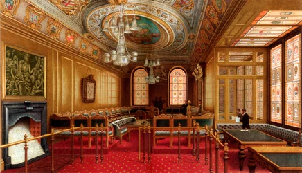 La Sala del Consiglio degli Anziani, Guildhall, Città di Londra