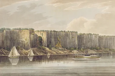 Palisades, n.19 del Hudson River Portfolio, inciso da J. Hill