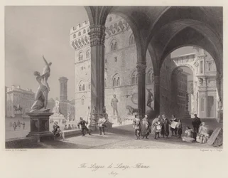 La Loggia dei Lanzi, Firenze, Italia