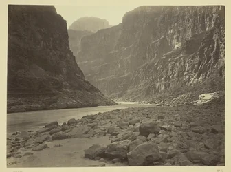 Fiume Colorado, foce del Kanab Wash, sguardo verso ovest