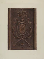Stufa e piatto tedesco della Pennsylvania, c. 1939