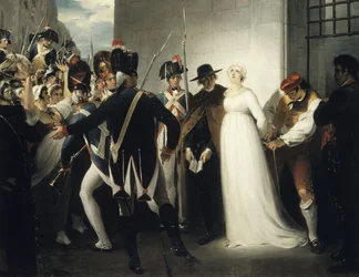 Maria Antonietta portata alla sua esecuzione il 16 ottobre 1793, 1794