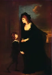 Mrs. Siddons e suo figlio nella tragedia di Isabella, 1784