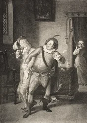 Casa di Olivia, Atto II, Scena III, da 
