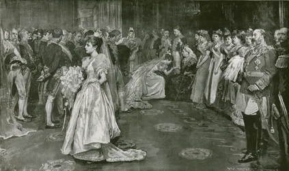 Il salotto di Sua Maestà a Buckingham Palace, il momento della presentazione