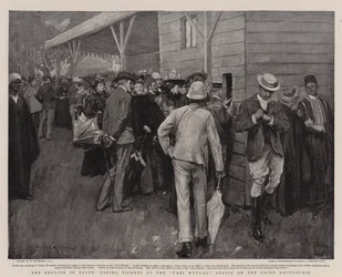 Gli inglesi in Egitto, acquisto dei biglietti all