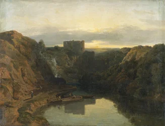 Castello di Cilgerran (olio su tela)