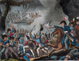 Battaglia dei Pirenei, 27 luglio 1813, stampata da J. C. Stadler (attivo 1780-1813), pubblicata da Thomas Tegg, 1 aprile 1818