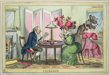 Cribbage, pubblicato da Thomas McLean, Londra