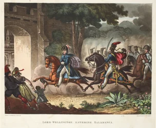 Lord Wellington entra a Salamanca