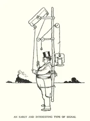 Illustrazione per Railway Ribaldry di W Heath Robinson