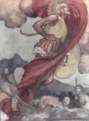 Marte ferito da Diomede ritorna all