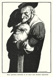 Chi non presta nulla è una creatura brutta e malvagia (litografia)