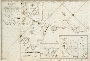 Navigazione attraverso lo Stretto della Sonda fino a Batavia