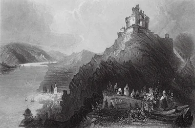Braubach e il castello di Marksburg, Reno